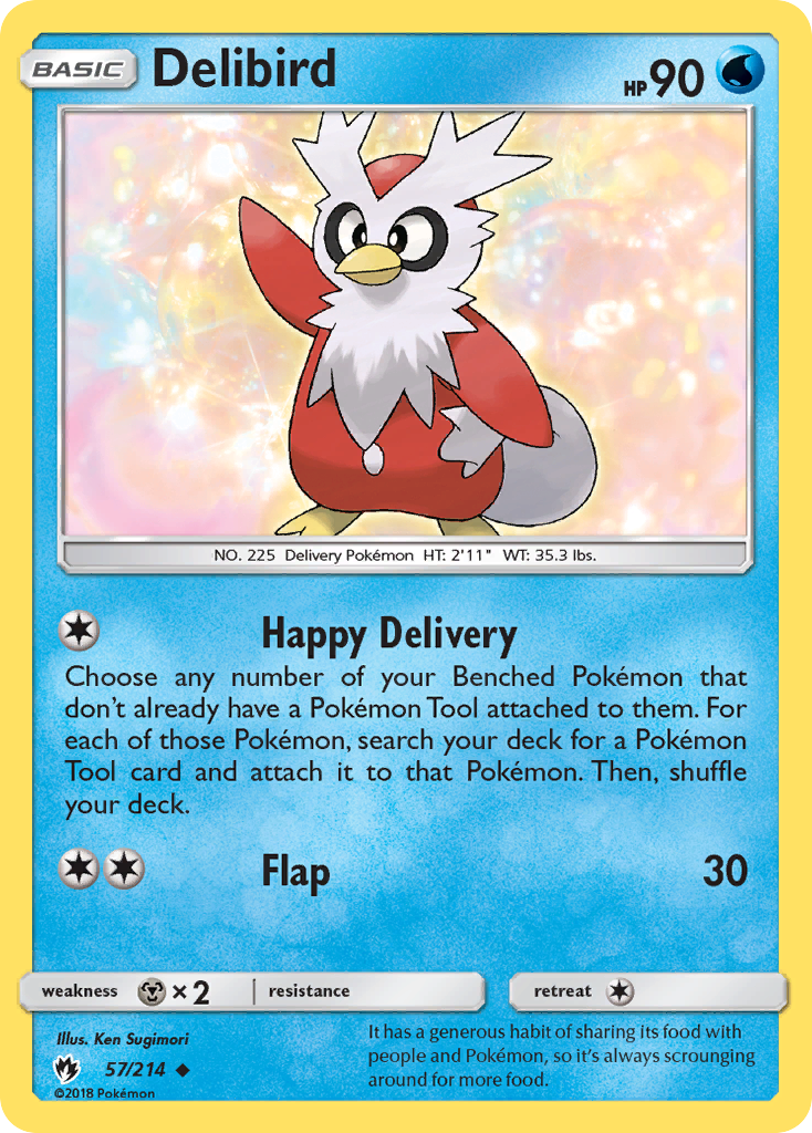 Delibird (57/214) [Sun & Moon: Lost Thunder] | Exor Games Summserside