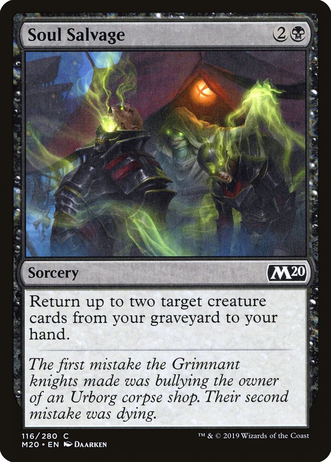 Soul Salvage [Core Set 2020] | Exor Games Summserside