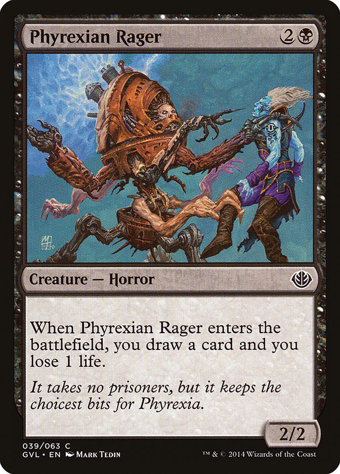 Phyrexian Rager (Garruk vs. Liliana) [Duel Decks Anthology] | Exor Games Summserside