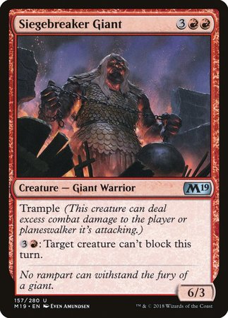 Siegebreaker Giant [Core Set 2019] | Exor Games Summserside