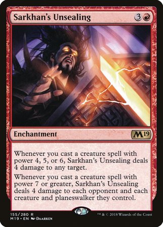 Sarkhan's Unsealing [Core Set 2019] | Exor Games Summserside