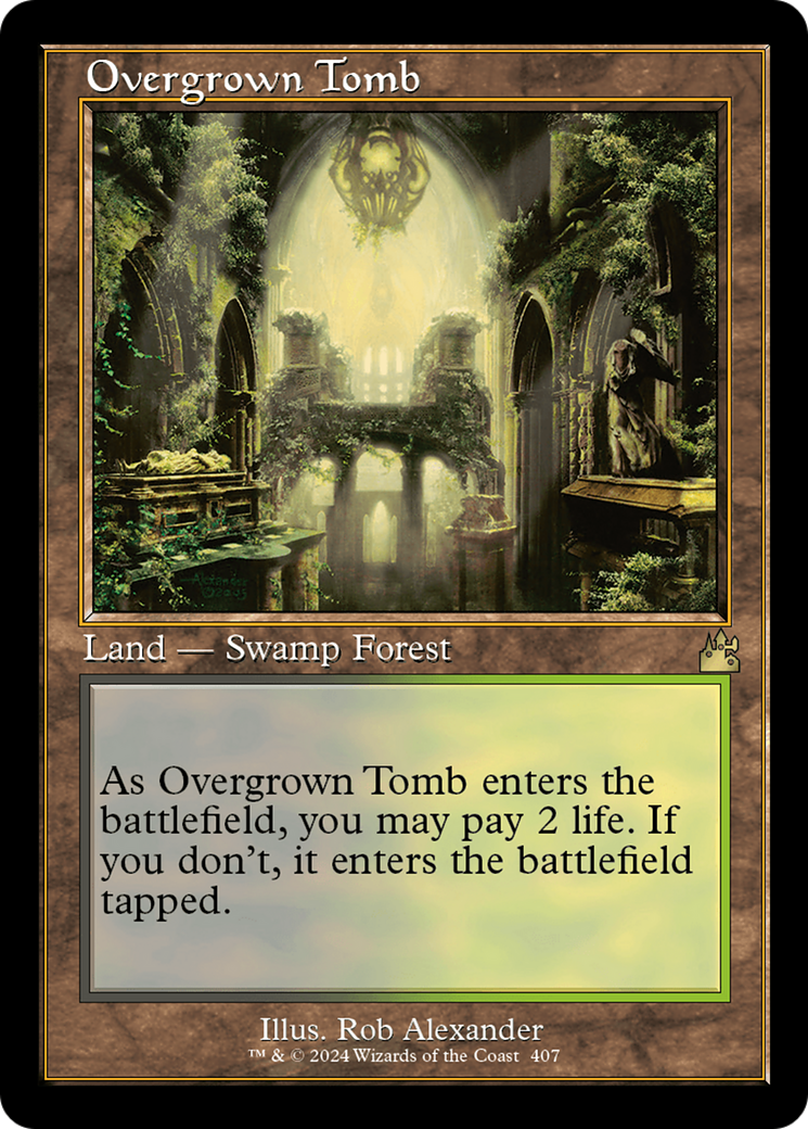 Overgrown Tomb (Retro) [Ravnica Remastered] | Exor Games Summserside