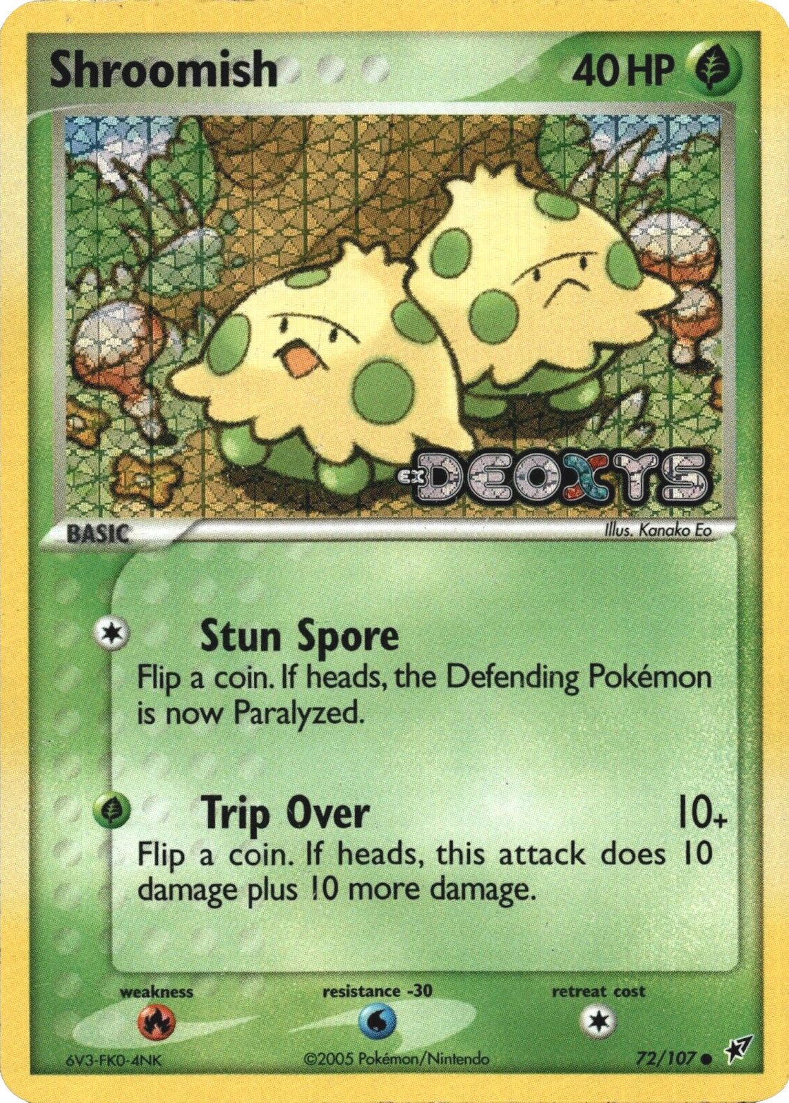 Shroomish (72/107) (Stamped) [EX: Deoxys] | Exor Games Summserside