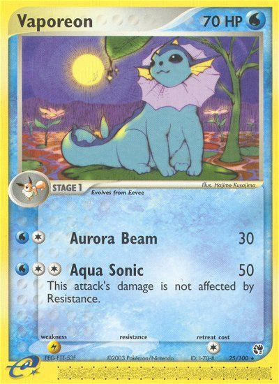 Vaporeon (25/100) [EX: Sandstorm] | Exor Games Summserside