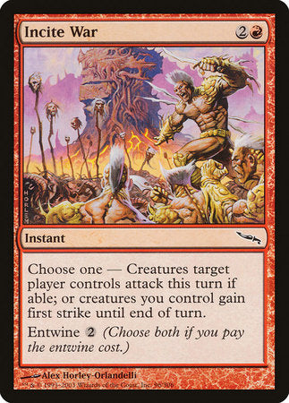 Incite War [Mirrodin] | Exor Games Summserside