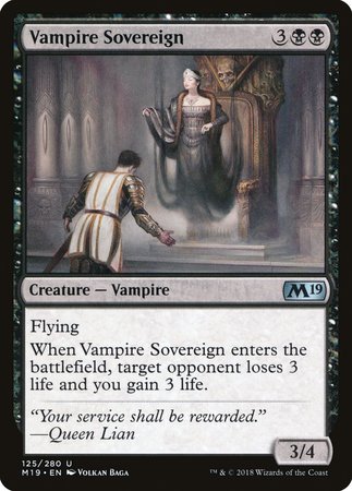 Vampire Sovereign [Core Set 2019] | Exor Games Summserside