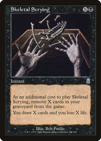 Skeletal Scrying [Odyssey] | Exor Games Summserside