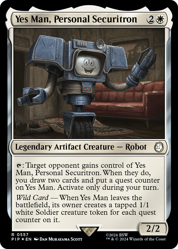 Yes Man, Personal Securitron (Surge Foil) [Fallout] | Exor Games Summserside