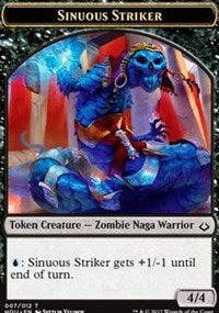 Sinuous Striker // Cat Double-sided Token [Hour of Devastation Tokens] | Exor Games Summserside