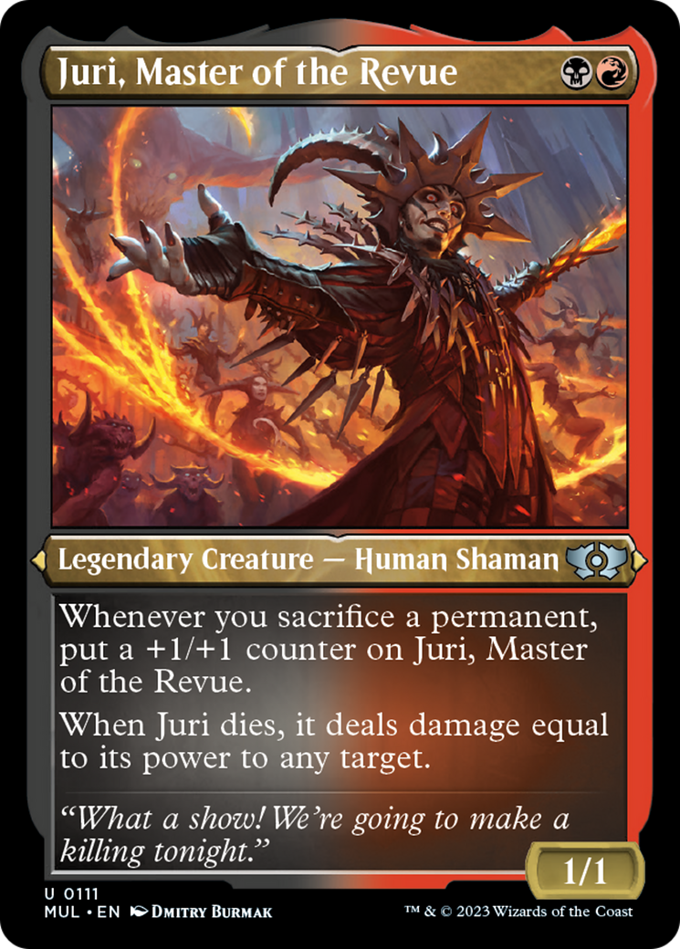 Juri, Master of the Revue (Foil Etched) [Multiverse Legends] | Exor Games Summserside