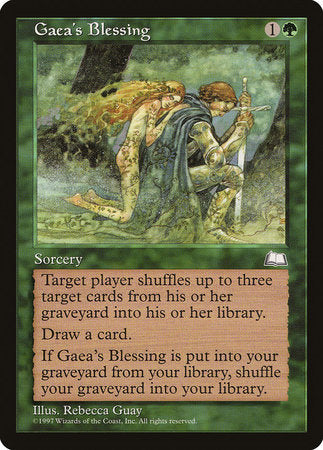 Gaea's Blessing [Weatherlight] | Exor Games Summserside