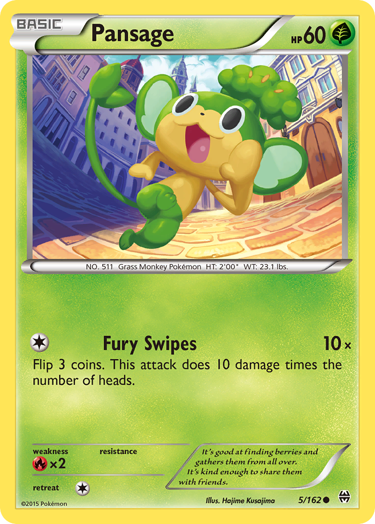 Pansage (5/162) [XY: BREAKthrough] | Exor Games Summserside