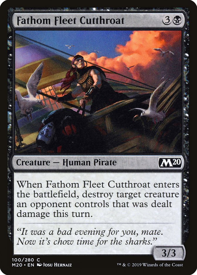 Fathom Fleet Cutthroat [Core Set 2020] | Exor Games Summserside