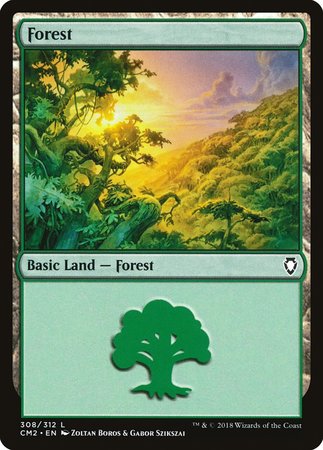 Forest (308) [Commander Anthology Volume II] | Exor Games Summserside