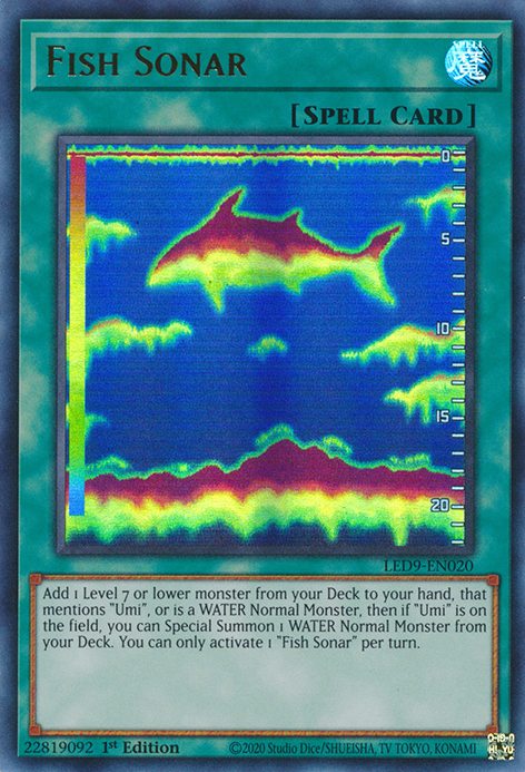 Fish Sonar [LED9-EN020] Ultra Rare | Exor Games Summserside