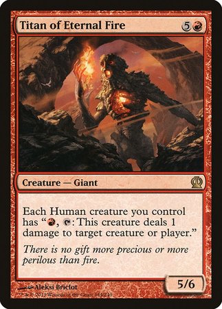 Titan of Eternal Fire [Theros] | Exor Games Summserside