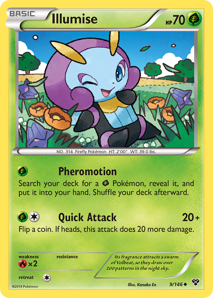 Illumise (9/146) [XY: Base Set] | Exor Games Summserside