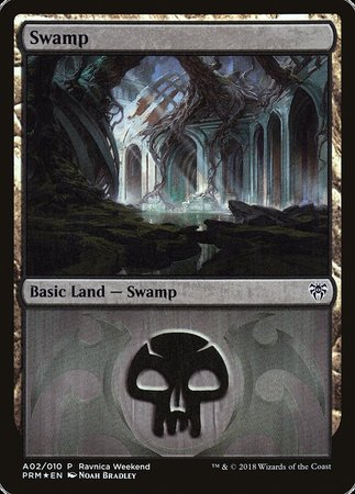 Swamp - Dimir (A02) [GRN Ravnica Weekend] | Exor Games Summserside