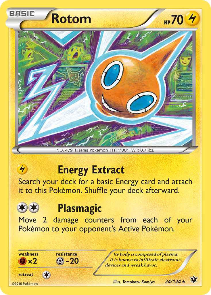 Rotom (24/124) [XY: Fates Collide] | Exor Games Summserside