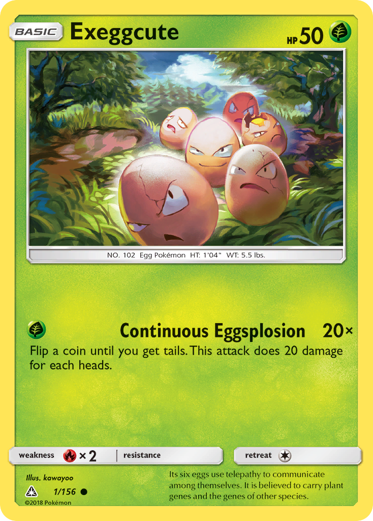 Exeggcute (1/156) [Sun & Moon: Ultra Prism] | Exor Games Summserside