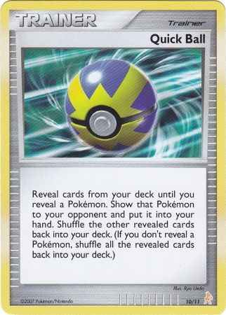 Quick Ball (10/11) [Diamond & Pearl: Trainer Kit - Lucario] | Exor Games Summserside