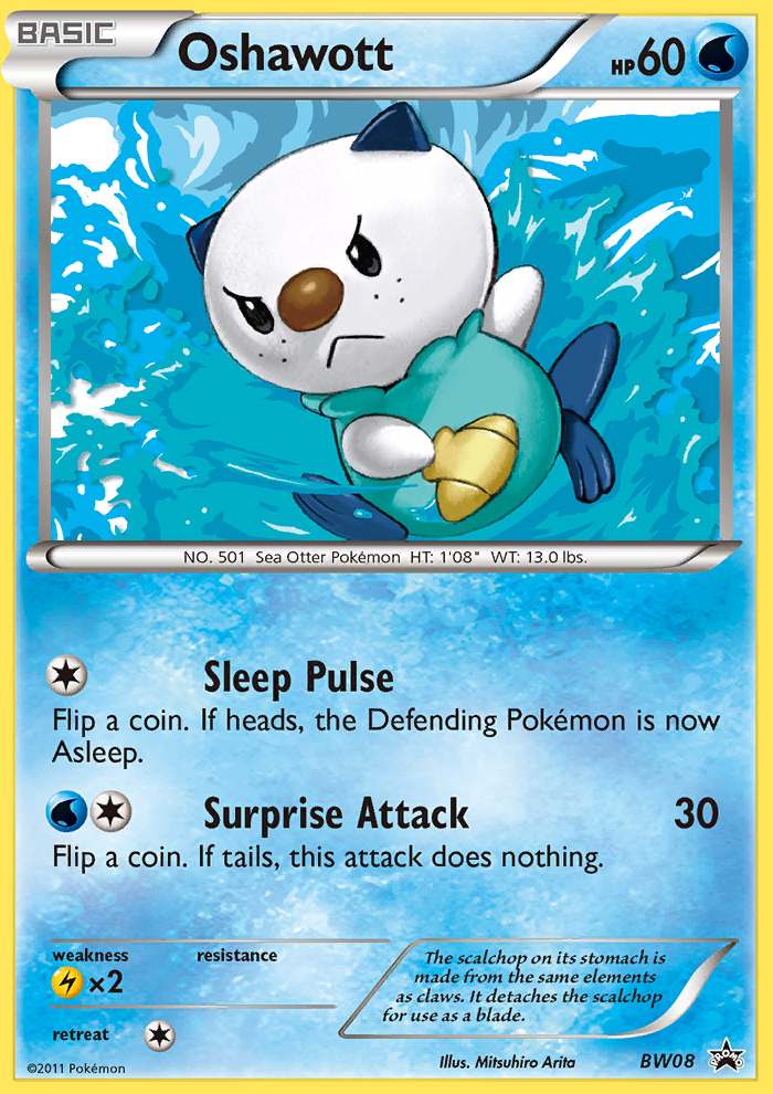 Oshawott (BW08) [Black & White: Black Star Promos] | Exor Games Summserside