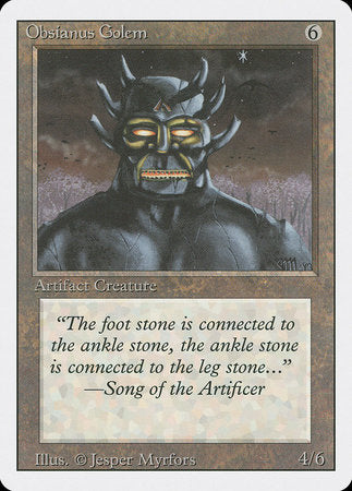 Obsianus Golem [Revised Edition] | Exor Games Summserside