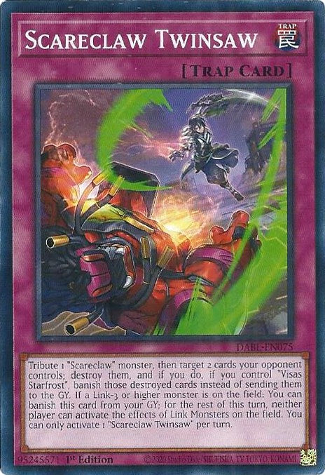 Scareclaw Twinsaw [DABL-EN075] Common | Exor Games Summserside