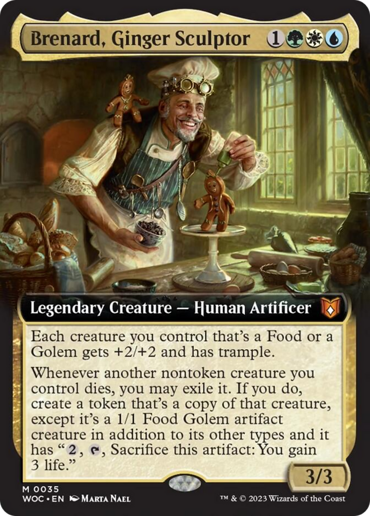 Brenard, Ginger Sculptor (Extended Art) [Wilds of Eldraine Commander] | Exor Games Summserside