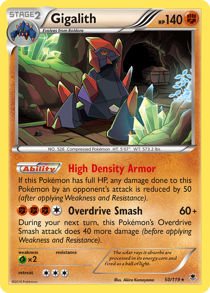 Gigalith (50/119) [XY: Phantom Forces] | Exor Games Summserside