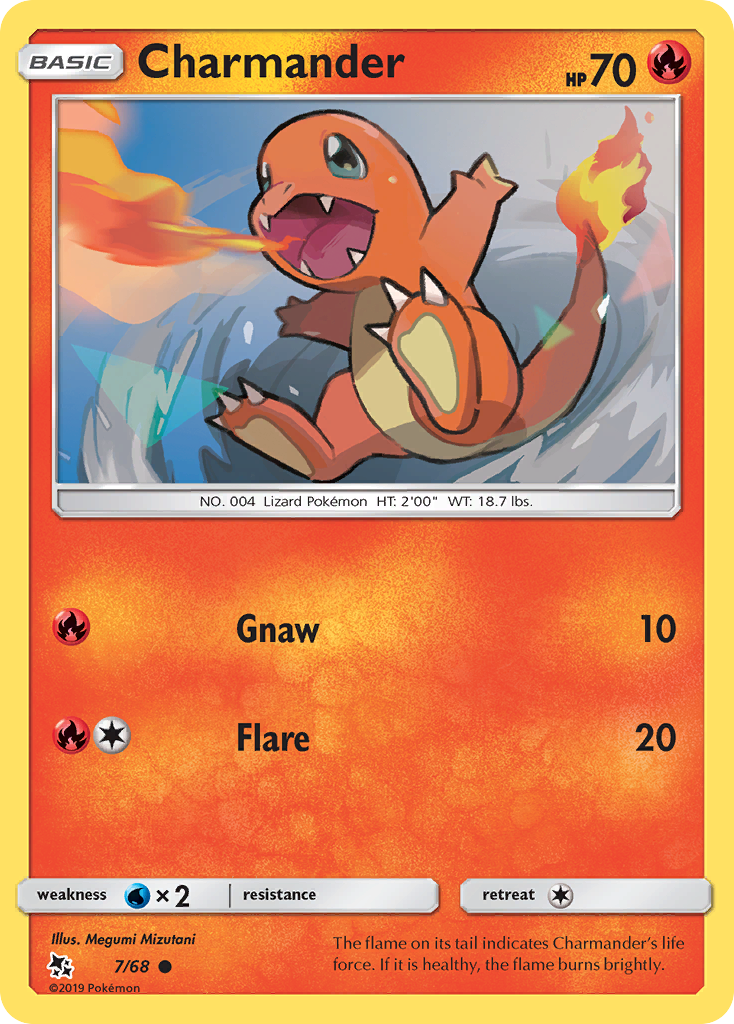 Charmander (7/68) [Sun & Moon: Hidden Fates] | Exor Games Summserside