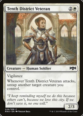 Tenth District Veteran [Ravnica Allegiance] | Exor Games Summserside