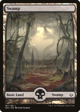 Swamp (187) - Full Art [Hour of Devastation] | Exor Games Summserside