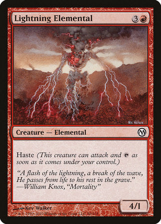 Lightning Elemental [Duels of the Planeswalkers] | Exor Games Summserside