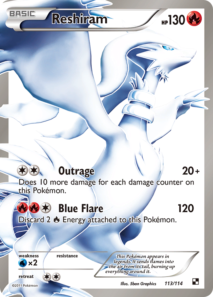 Reshiram (113/114) [Black & White: Base Set] | Exor Games Summserside