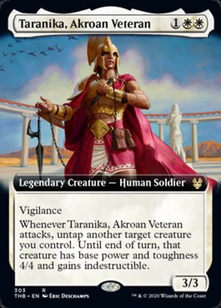 Taranika, Akroan Veteran (Extended Art) [Theros Beyond Death] | Exor Games Summserside