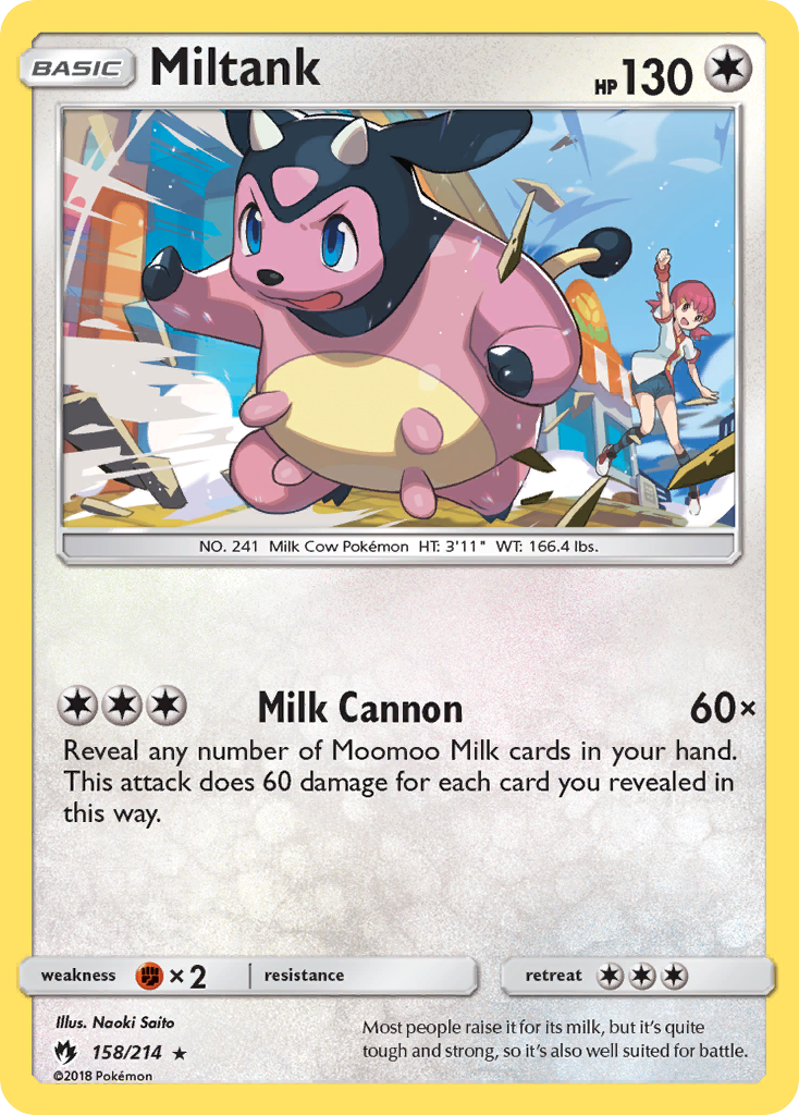 Miltank (158/214) [Sun & Moon: Lost Thunder] | Exor Games Summserside