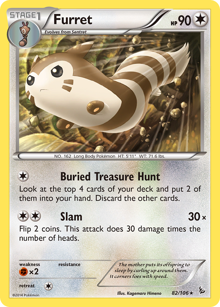 Furret (82/106) [XY: Flashfire] | Exor Games Summserside