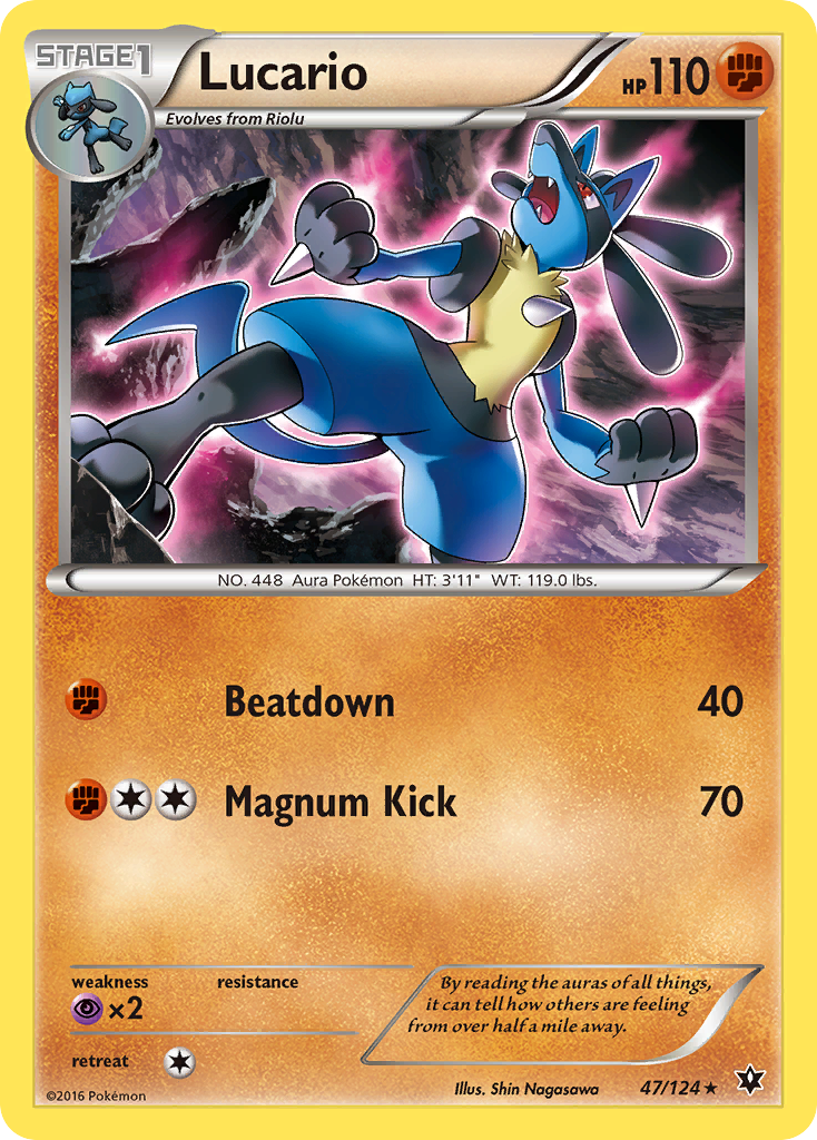 Lucario (47/124) [XY: Fates Collide] | Exor Games Summserside