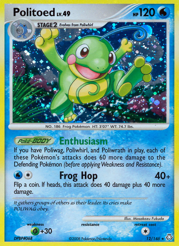 Politoed (12/146) [Diamond & Pearl: Legends Awakened] | Exor Games Summserside