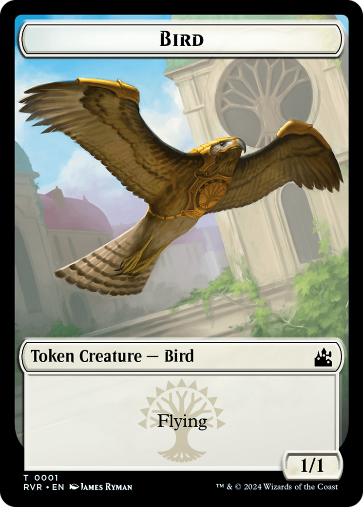 Bird Token [Ravnica Remastered Tokens] | Exor Games Summserside