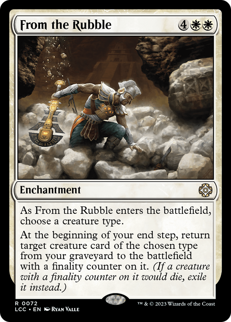 From the Rubble [The Lost Caverns of Ixalan Commander] | Exor Games Summserside