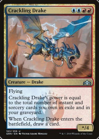 Crackling Drake [Guilds of Ravnica] | Exor Games Summserside