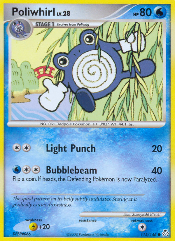 Poliwhirl (115/146) [Diamond & Pearl: Legends Awakened] | Exor Games Summserside