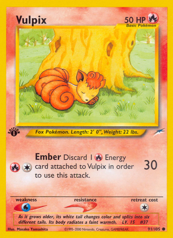 Vulpix (91/105) [Neo Destiny 1st Edition] | Exor Games Summserside