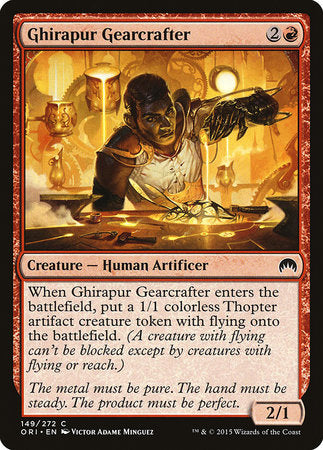 Ghirapur Gearcrafter [Magic Origins] | Exor Games Summserside