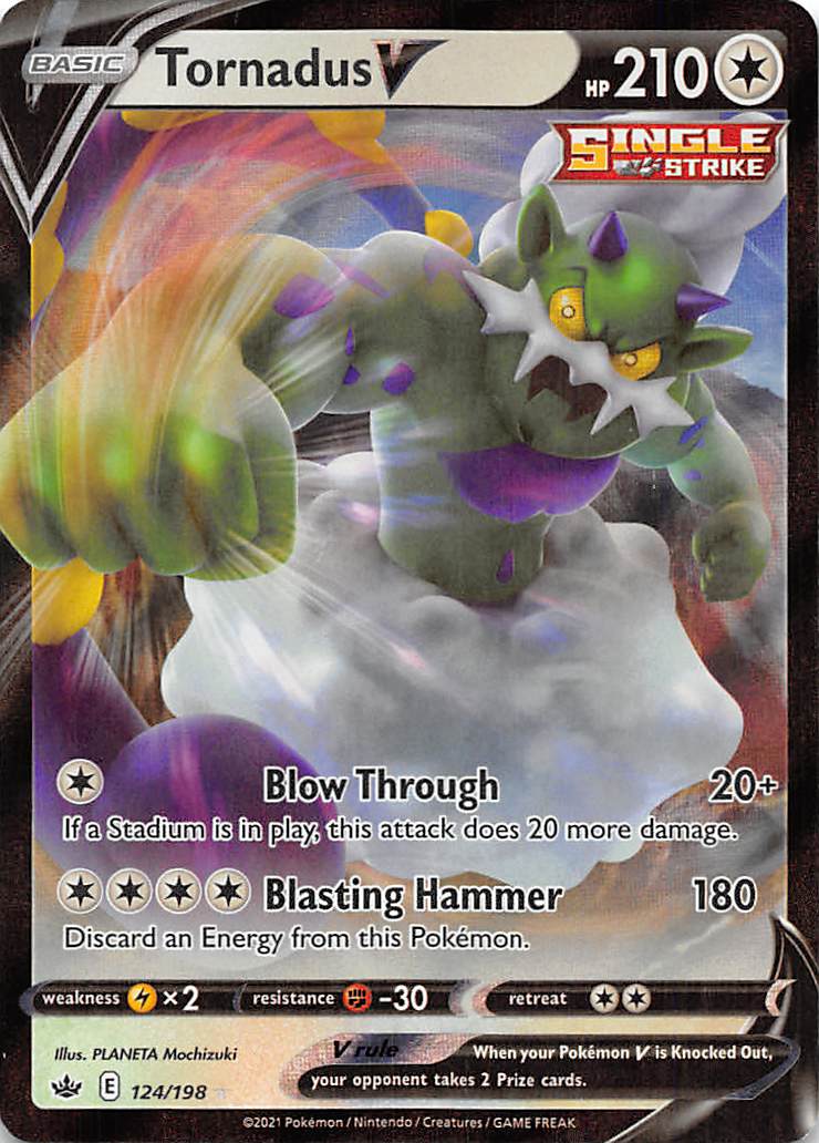 Tornadus V (124/198) [Sword & Shield: Chilling Reign] | Exor Games Summserside