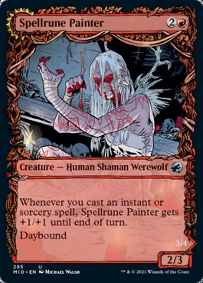 Spellrune Painter // Spellrune Howler (Showcase Equinox) [Innistrad: Midnight Hunt] | Exor Games Summserside