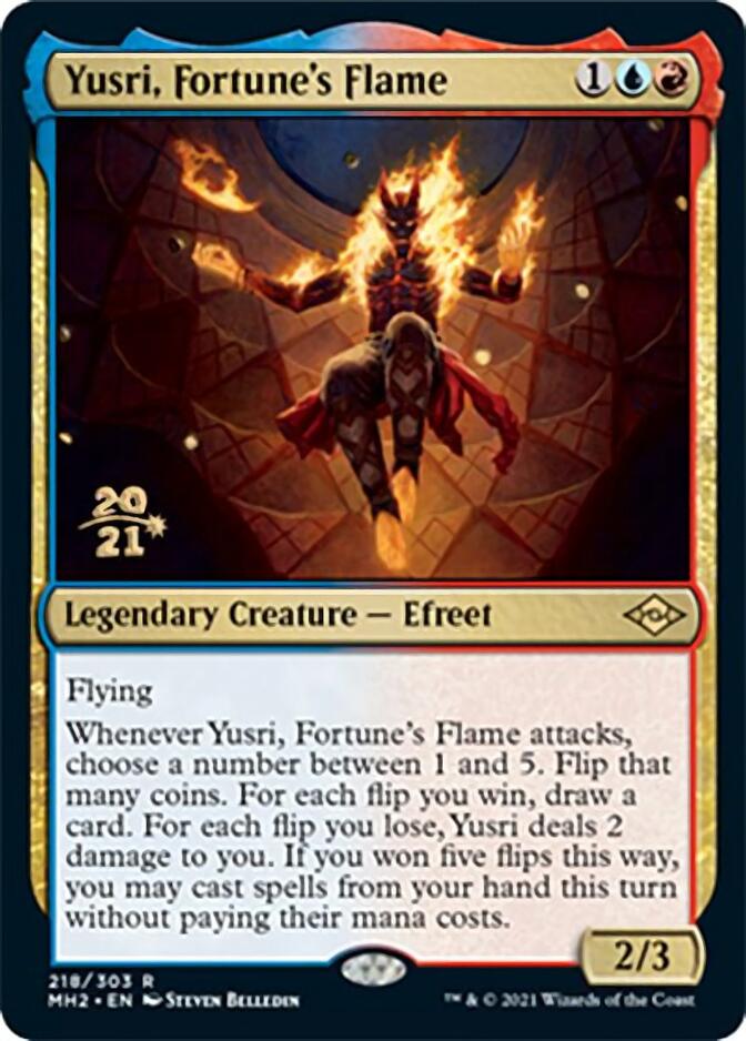 Yusri, Fortune's Flame [Modern Horizons 2 Prerelease Promos]