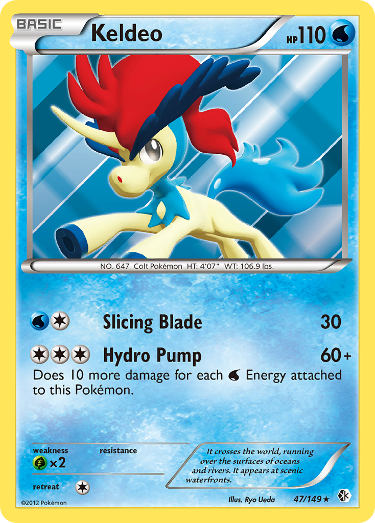 Keldeo (47/149) [Black & White: Boundaries Crossed] | Exor Games Summserside